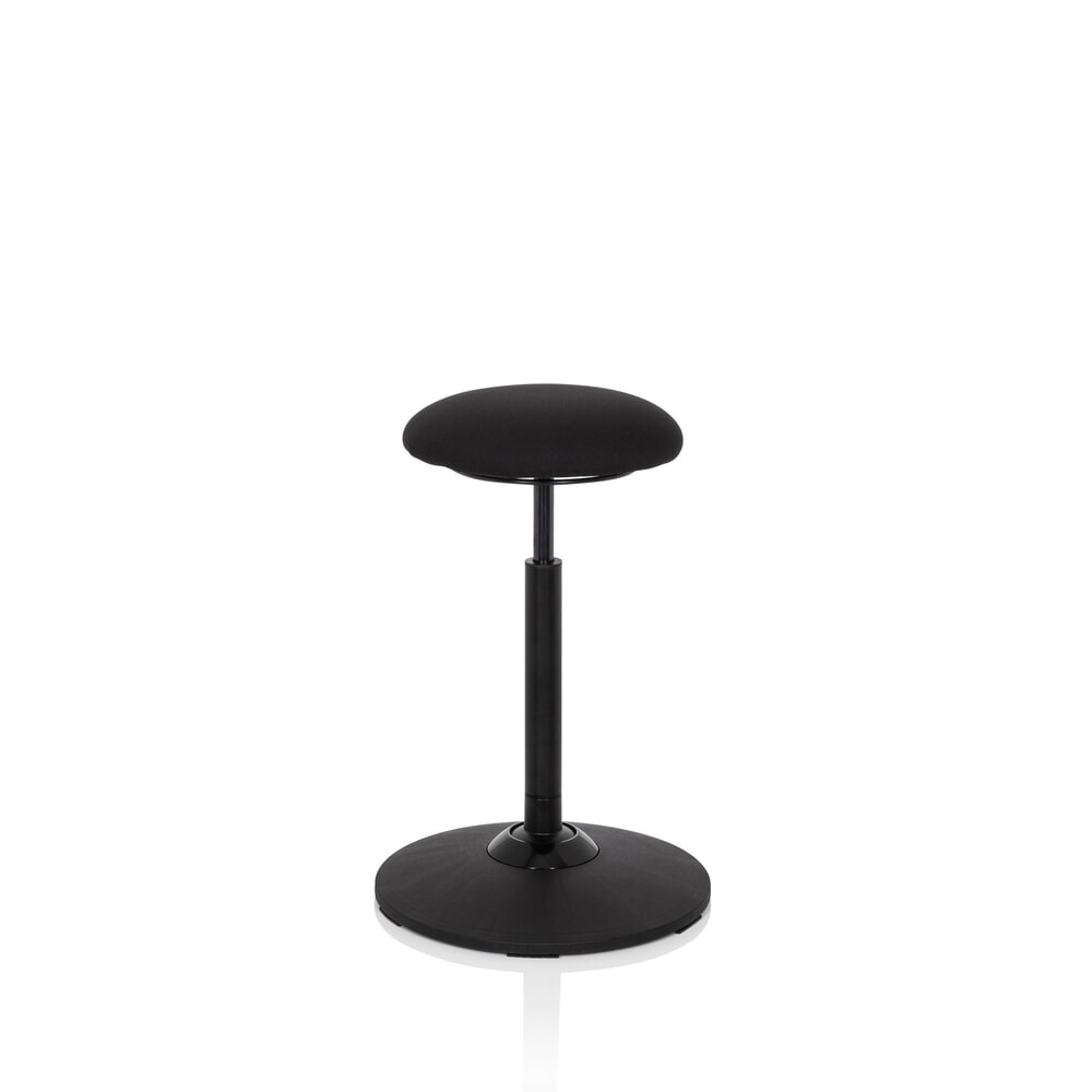 N° de l'image du produit 5 : hjh OFFICE tabourets ergonomiques / siège assis-debout BALANCE SIT, tissu, noir.