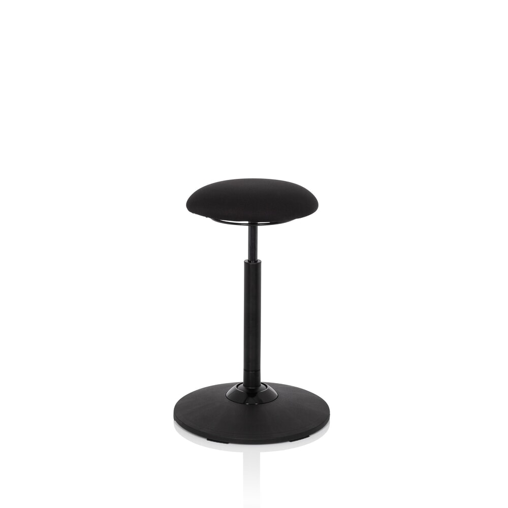 N° de l'image du produit 6 : hjh OFFICE tabourets ergonomiques / siège assis-debout BALANCE SIT, tissu, noir.