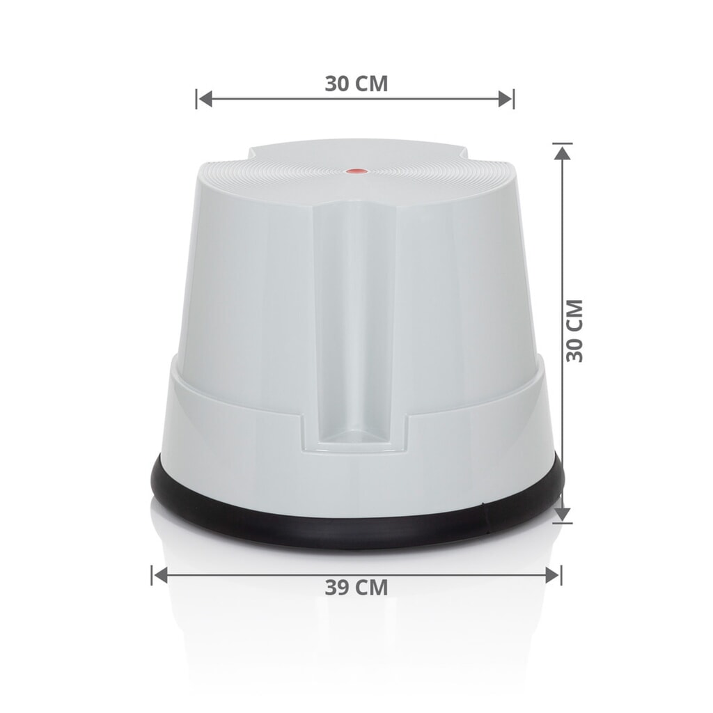 Tabouret marchepied / tabouret à roulettes hjh OFFICE TIO-S plastique, gris N° de l'image du produit 10 : Tabouret marchepied / tabouret à roulettes hjh OFFICE TIO-S plastique, gris