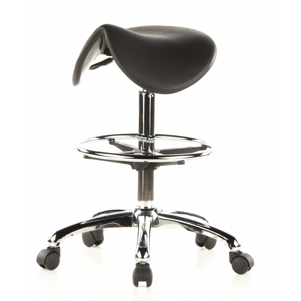 N° de l'image du produit 9 : Tabouret / tabouret pivotant hjh OFFICE TOP WORK 13 mousse rigide, noir