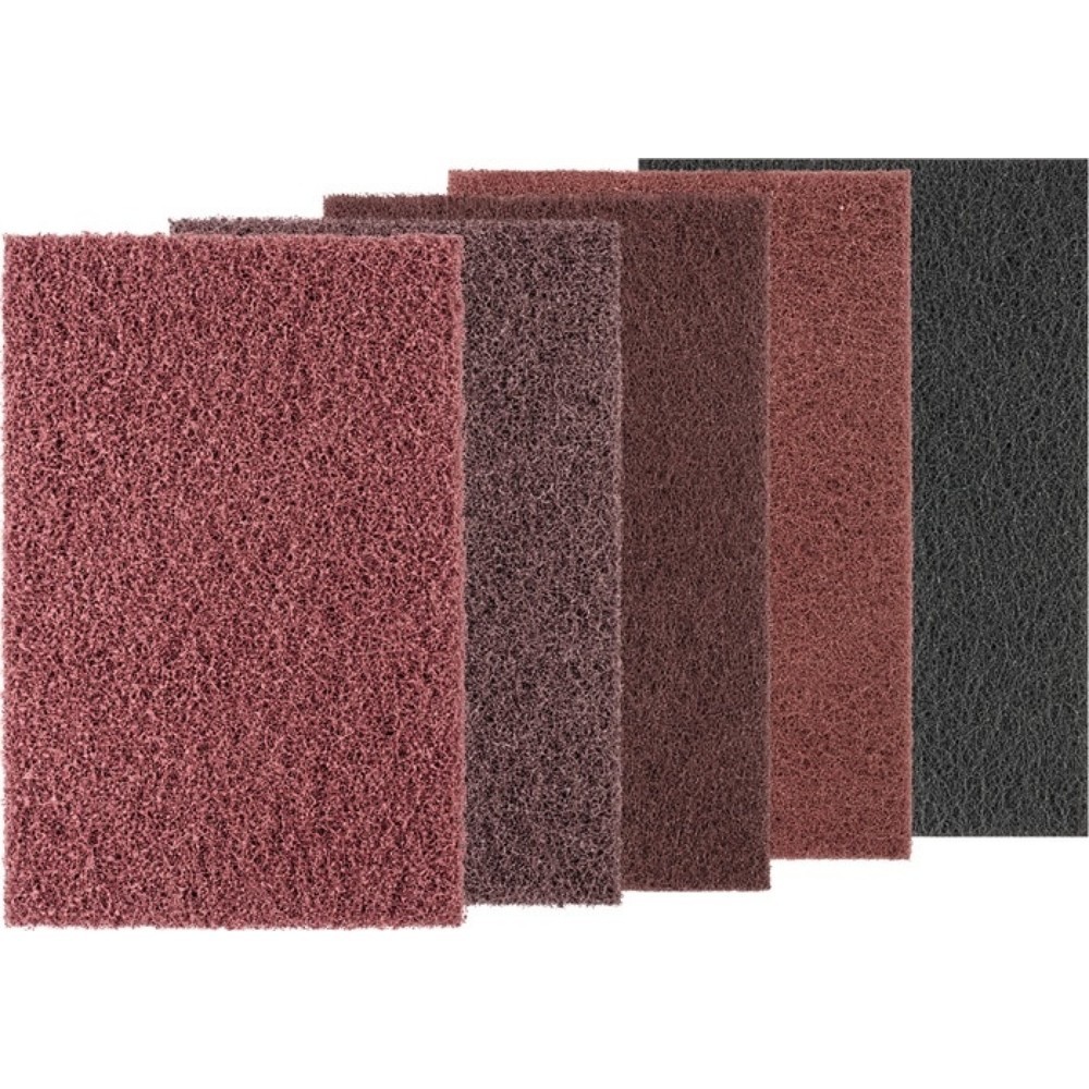 Illustration du produit: Pad à main POLINOX L224xl154 mm moyen 180 brun rouge PFERD