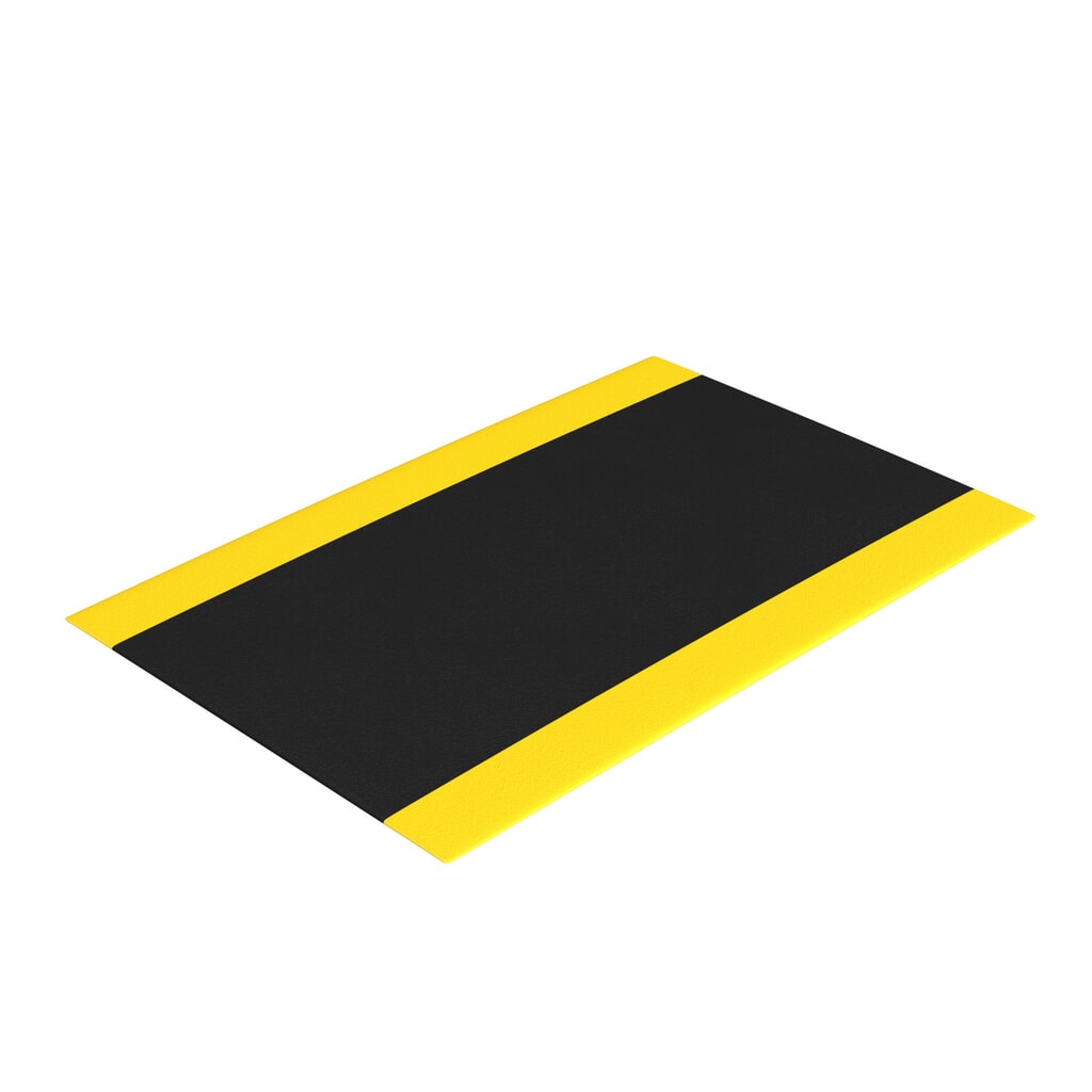 Tapis anti-fatigue, surface texturée, LxP 600 x 910 mm, noir N° de l'image du produit 6 : Tapis anti-fatigue, surface texturée, LxP 600 x 910 mm, noir