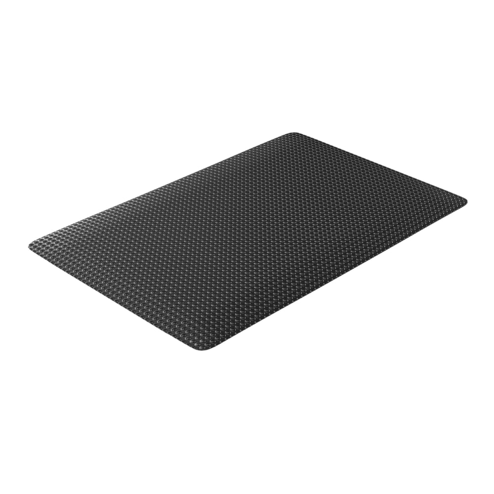 N° de l'image du produit 3 : Tapis anti-fatigue en PVC, face arrière en vinyle microcellulaire, l x P 600 x 910 mm, noir
