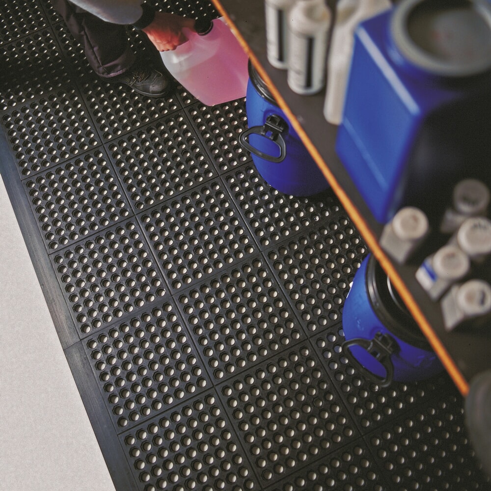 N° de l'image du produit 7 : Tapis anti-fatigue Yoga Octa Basic, structure en nid d’abeille, lxP 900 x 900 mm