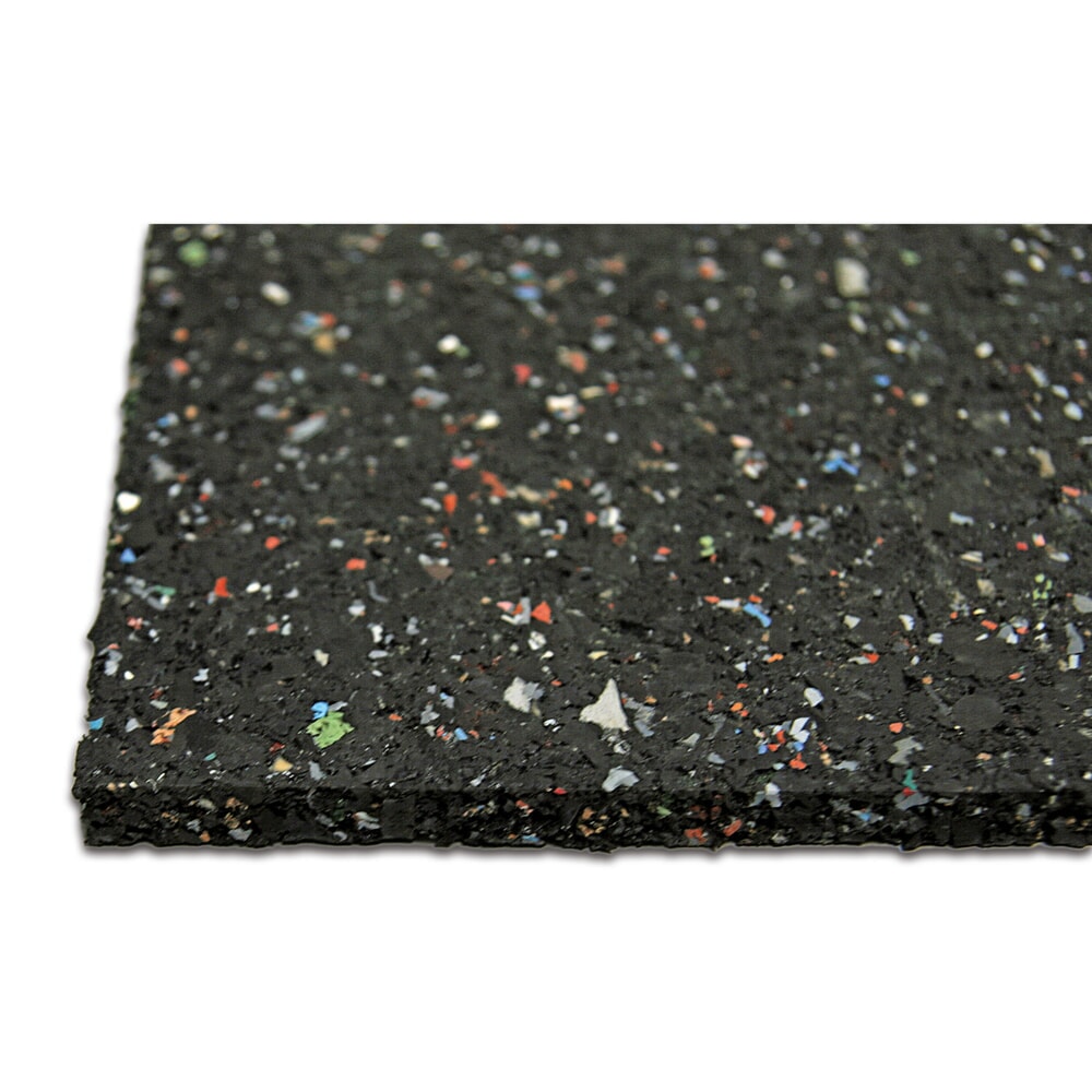 N° de l'image du produit 3 : Tapis anti-vibrations en caoutchouc, L x P 600 x 600 mm