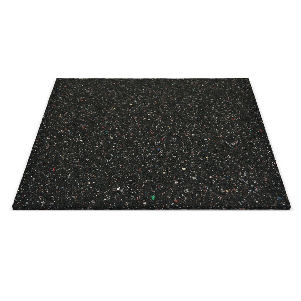 Tapis anti-vibrations en caoutchouc, L x P 600 x 600 mm Illustration du produit: Tapis anti-vibrations en caoutchouc, L x P 600 x 600 mm