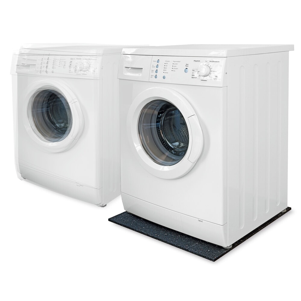 N° de l'image du produit 5 : Tapis anti-vibrations en caoutchouc, L x P 600 x 600 mm