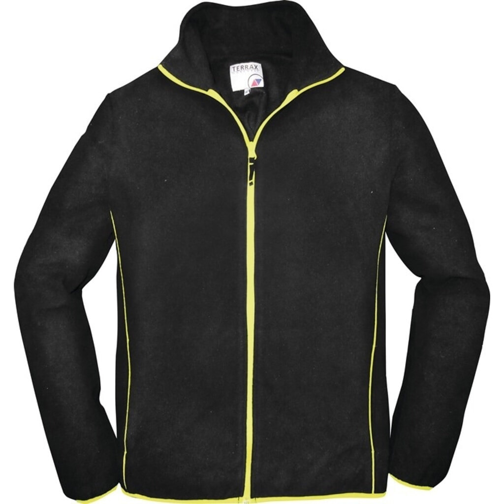 Illustration du produit: TERRAX Herren Fleecejacke Gr.M schwarz/limette