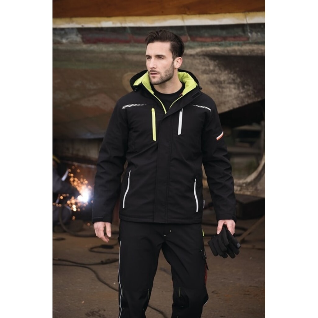 TERRAX Softshell-Berufsparka Terrax Workwear Illustration du produit: TERRAX Softshell-Berufsparka Terrax Workwear