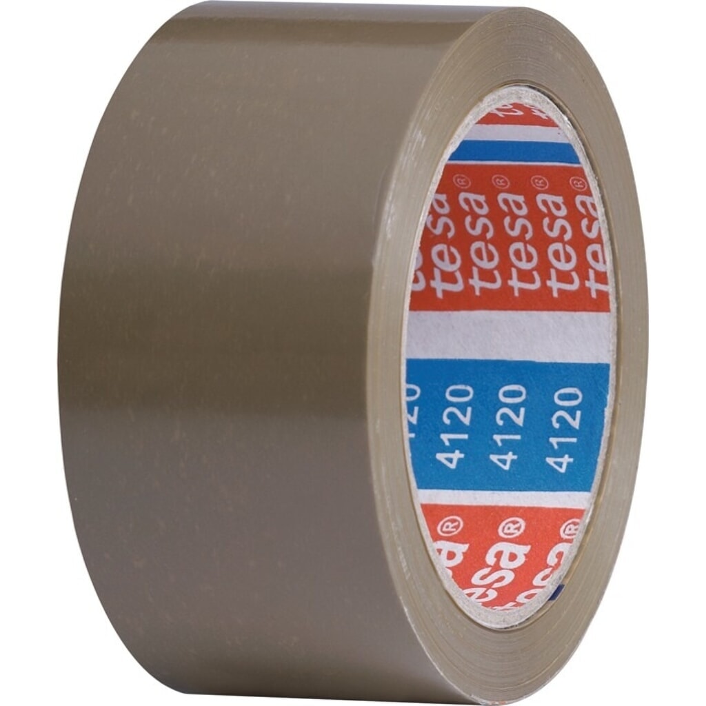 tesa® Ruban adhésif d'emballage PVC tesa® pack® 4120, longueur 66 m largeur 50 mm, chamois, rouleau Illustration du produit: tesa® Ruban adhésif d'emballage PVC tesa® pack® 4120, longueur 66 m largeur 50 mm, chamois, rouleau