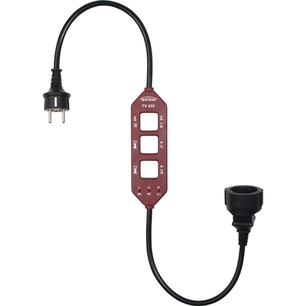 Illustration du produit: TESTBOY Strommessadapter TV 435, Laststrom-/Differenz-/Leckstrommessung