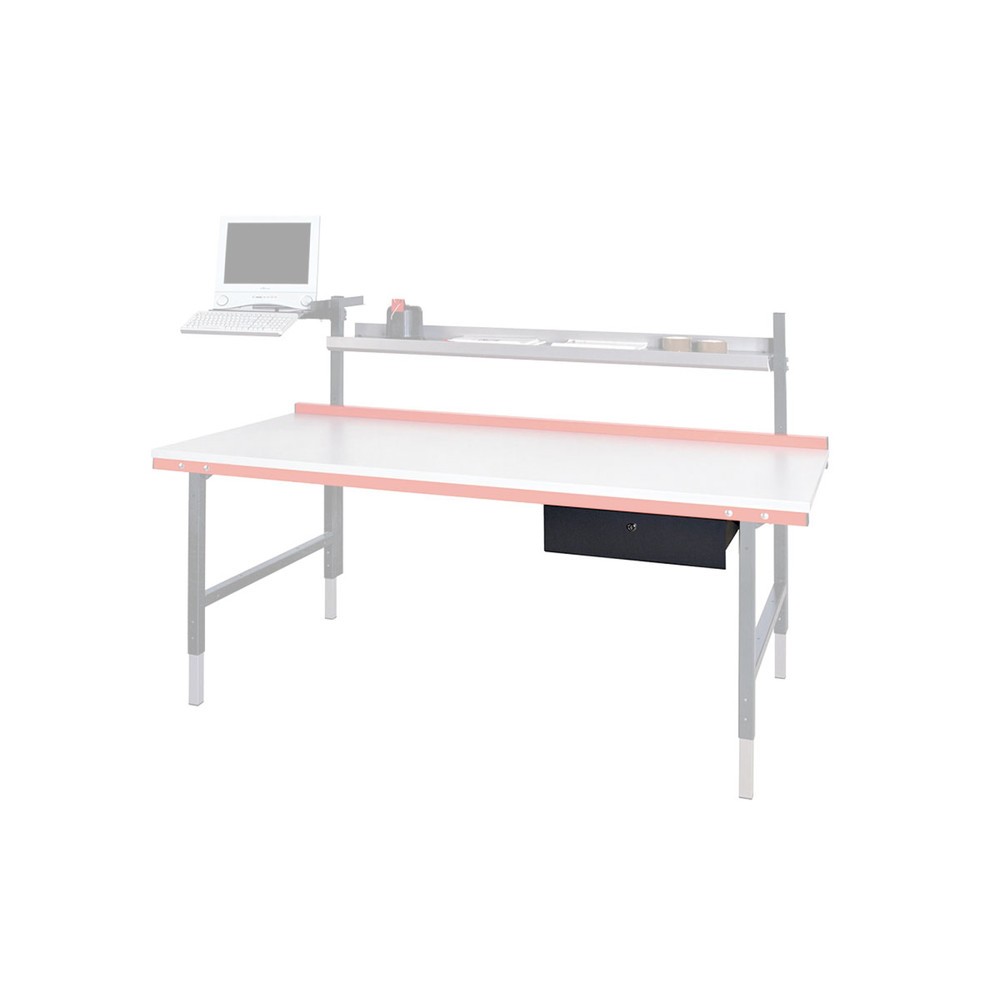 N° de l'image du produit 6 : Tiroir en acier pour système de table d’emballage Rocholz, H x l x P 150 x 520 x 500 mm
