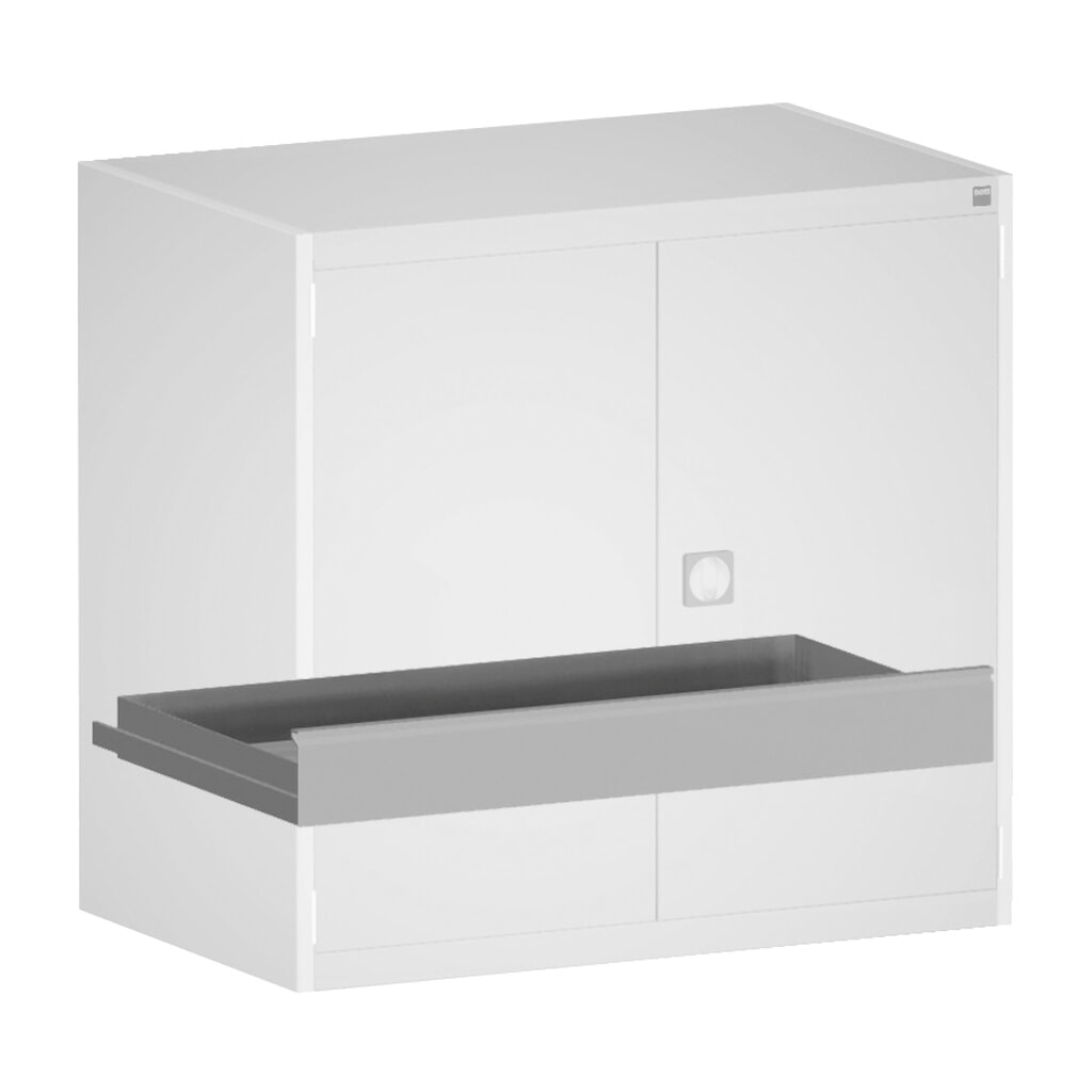 Tiroir intérieur pour armoire à portes battantes système bott cubio, hauteur de façade 125 mm Illustration du produit: Tiroir intérieur pour armoire à portes battantes système bott cubio, hauteur de façade 125 mm
