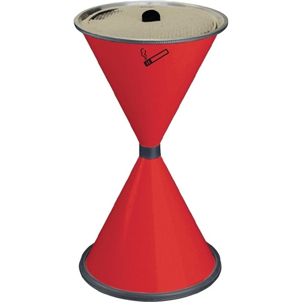 Illustration du produit: TKG Standascher, Stahlblech, D405xH770mm rot