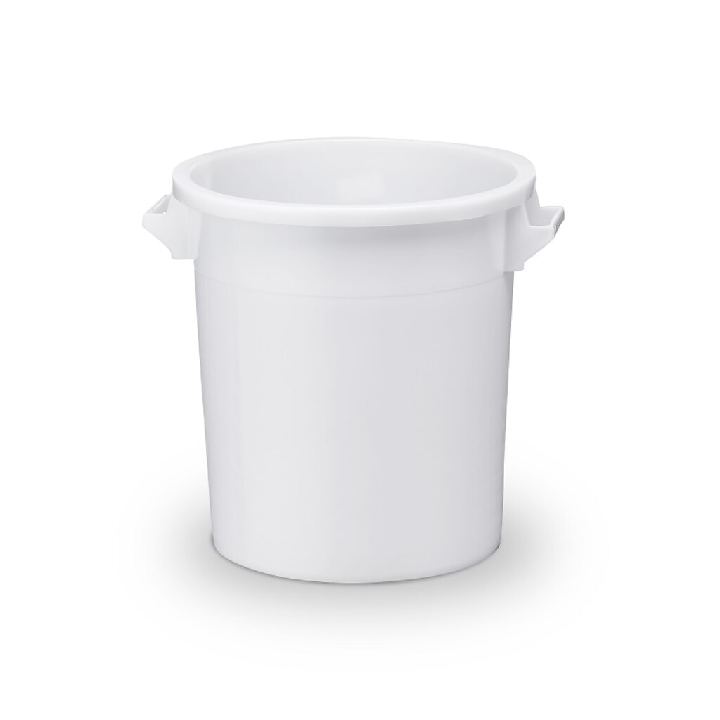 Illustration du produit: Poubelle en plastique, blanc, 35 litres