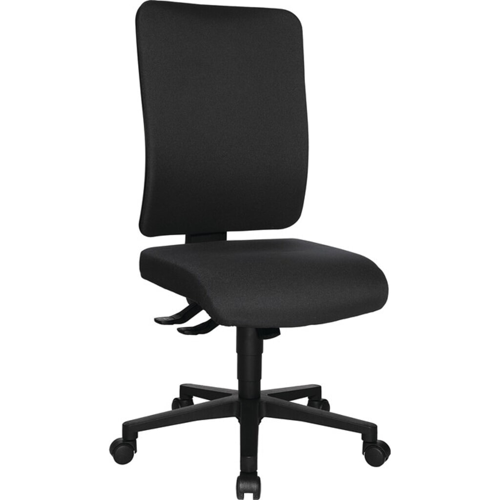 Illustration du produit: Siège de bureau pivotant TOPSTAR, anthracite 450-550 mm, avec système synchrone, sans accoudoirs capacité de charge 110 kg