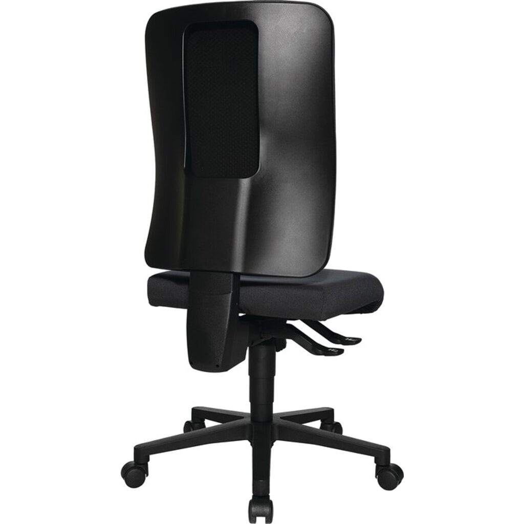 Siège de bureau pivotant TOPSTAR, anthracite 450-550 mm, avec système synchrone, sans accoudoirs capacité de charge 110 kg N° de l'image du produit 2 : Siège de bureau pivotant TOPSTAR, anthracite 450-550 mm, avec système synchrone, sans accoudoirs capacité de charge 110 kg