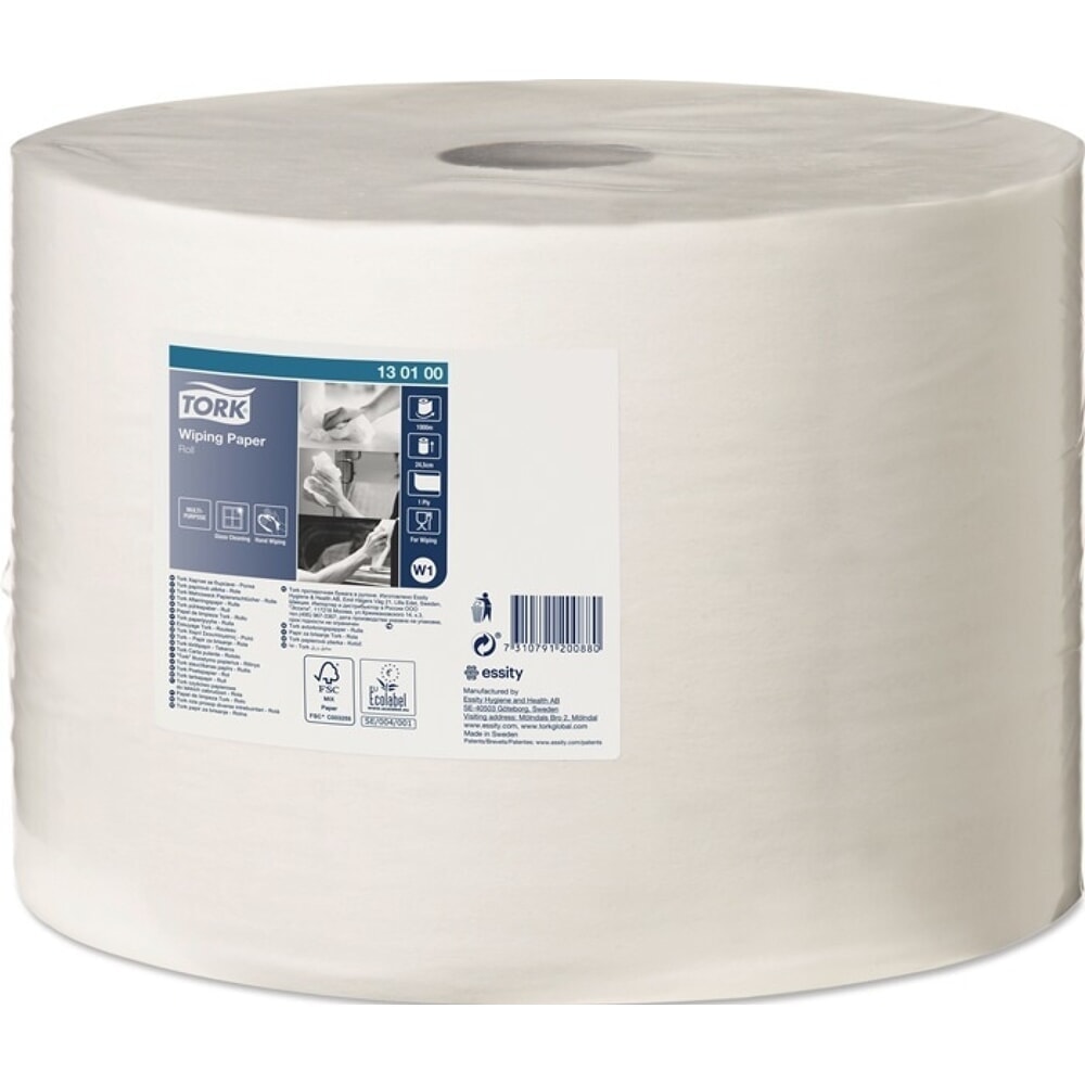 Illustration du produit: TORK® Putztuch TORK® 130100 L245xB380ca.mm weiß