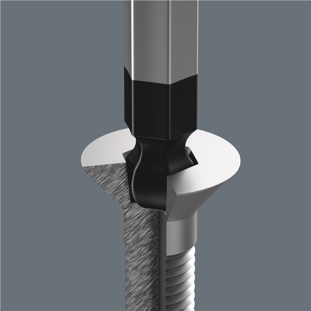 Tournevis 352 taille 1,5 mm longueur des lames 60 mm Poignée bicomposant WERA N° de l'image du produit 2 : Tournevis 352 taille 1,5 mm longueur des lames 60 mm Poignée bicomposant WERA