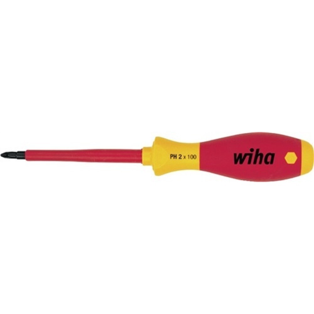Illustration du produit: Tournevis 321N taille PH 2 longueur des lames 100 mm VDE isolé WIHA