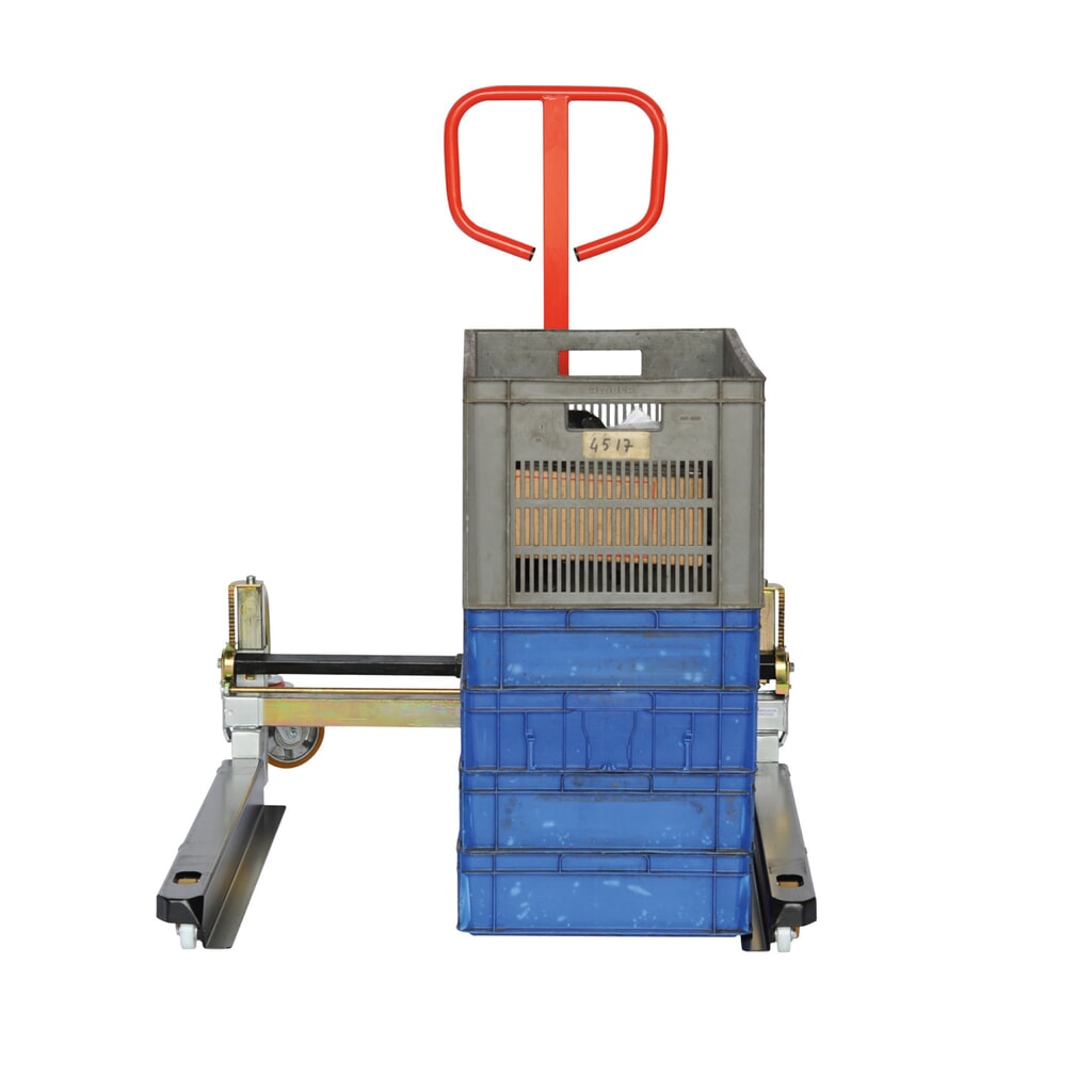 Transpalette à géométrie variable PAL-BAC, capacité de charge 750 kg, longueur des fourches 825 mm N° de l'image du produit 4 : Transpalette à géométrie variable PAL-BAC, capacité de charge 750 kg, longueur des fourches 825 mm