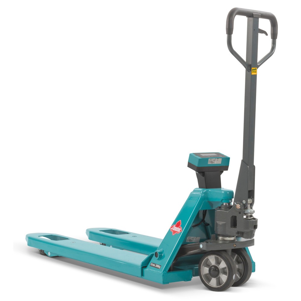 Illustration du produit: Transpalette avec balance Ameise® PTM 2.0 Scale, pas de 1 kg, capacité de charge 2 000 kg