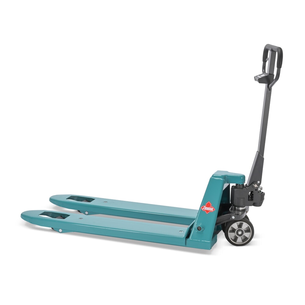 N° de l'image du produit 5 : Transpalette avec balance Ameise® PTM 2.0 Scale avec écran sur la tête du timon, capacité de charge 2 000 kg, roues simples
