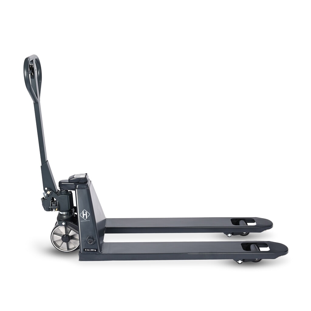 Transpalette peseur HEMMDAL PTM 2.0 Scale, capacité de charge 2 000 kg, pas de 5 kg, galets de fourche simples N° de l'image du produit 6 : Transpalette peseur HEMMDAL PTM 2.0 Scale, capacité de charge 2 000 kg, pas de 5 kg, galets de fourche simples