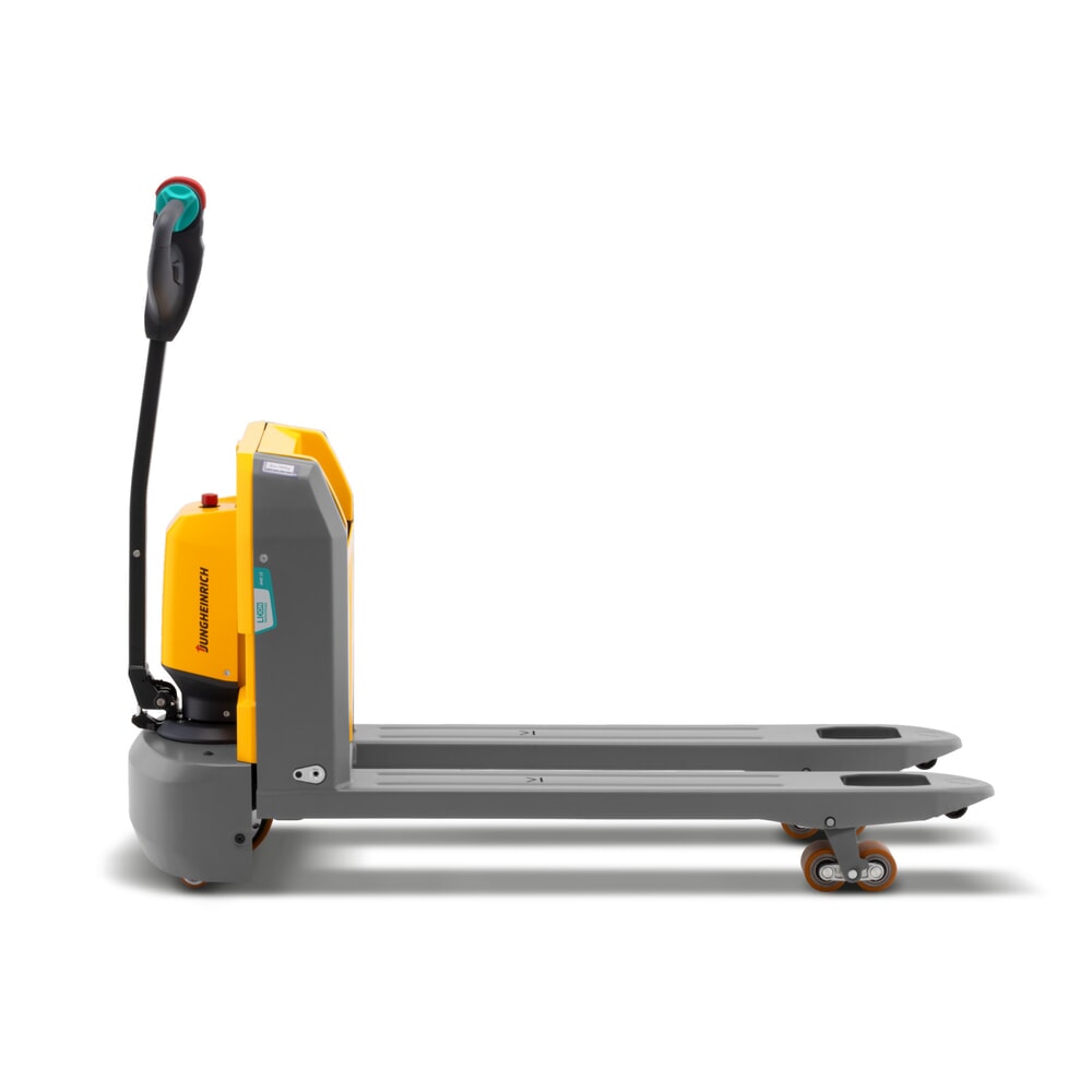 N° de l'image du produit 3 : Transpalette électrique Jungheinrich AME 15, capacité de charge 1 500 kg, longueur de fourche 1 150 mm, galets simples