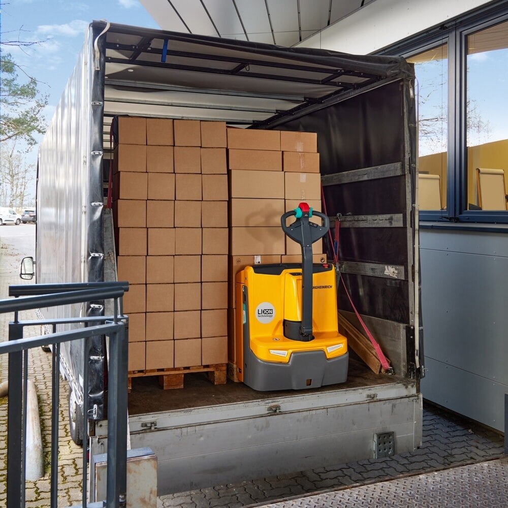 N° de l'image du produit 5 : Transpalette électrique Jungheinrich EJE 116i, capacité de charge 1 600 kg, longueur des fourches 1 150 mm