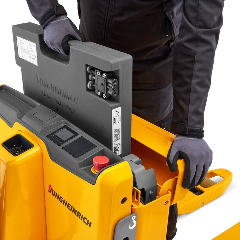 N° de l'image du produit 11 : Transpalette électrique Jungheinrich EJE 116i, capacité de charge 1 600 kg, longueur des fourches 1 150 mm