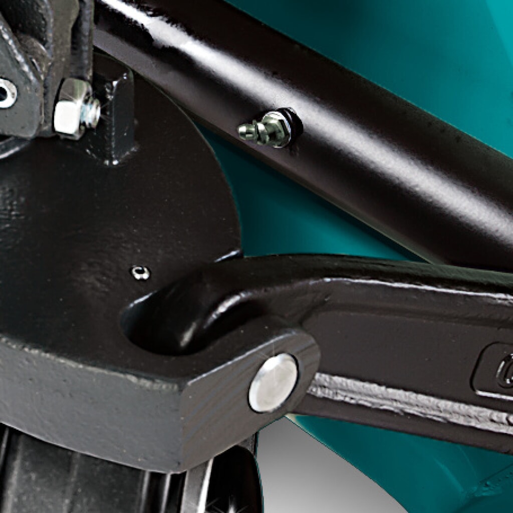 Transpalette manuel Ameise® PTM 2.0 avec levée rapide, capacité de charge 2 000 kg, longueur des fourches 1 150 mm, nylon, galets tandem N° de l'image du produit 6 : Transpalette manuel Ameise® PTM 2.0 avec levée rapide, capacité de charge 2 000 kg, longueur des fourches 1 150 mm, nylon, galets tandem