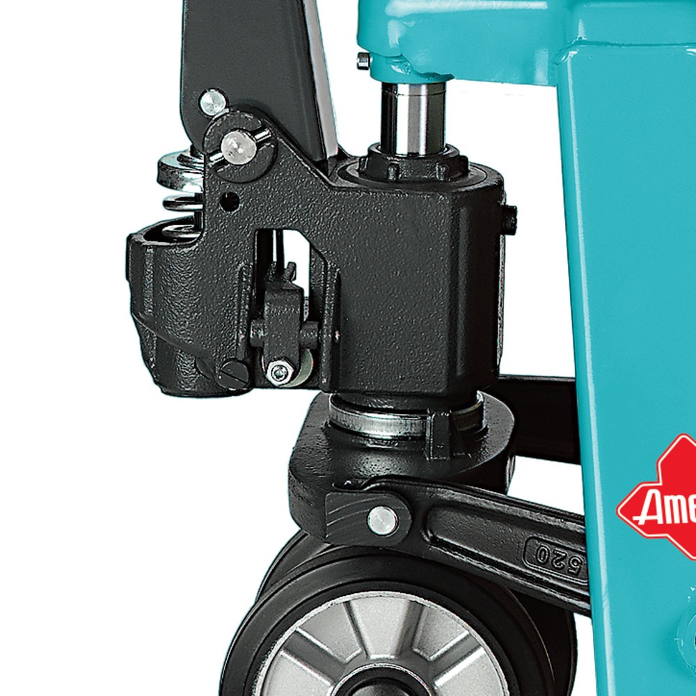 N° de l'image du produit 8 : Transpalette manuel Ameise® PTM 2.0 capacité de charge 2 000 kg, longueur des fourches 800 mm, caoutchouc plein / polyuréthane, galets tandem (CH)