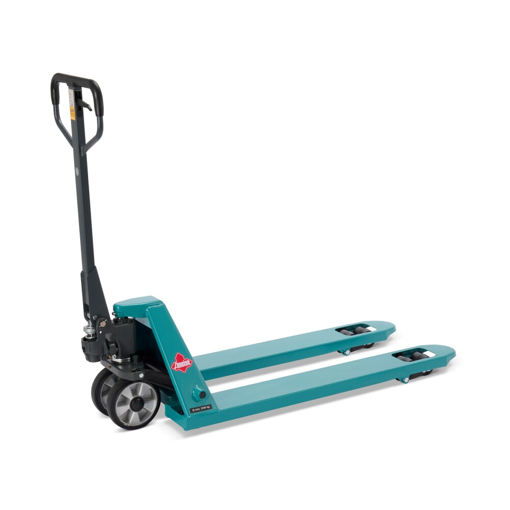 N° de l'image du produit 1 : Transpalette manuel Ameise® PTM 2.5 capacité de charge 2 500 kg, longueur des fourches 1 150 mm, caoutchouc plein / polyuréthane, galets tandem (CH)