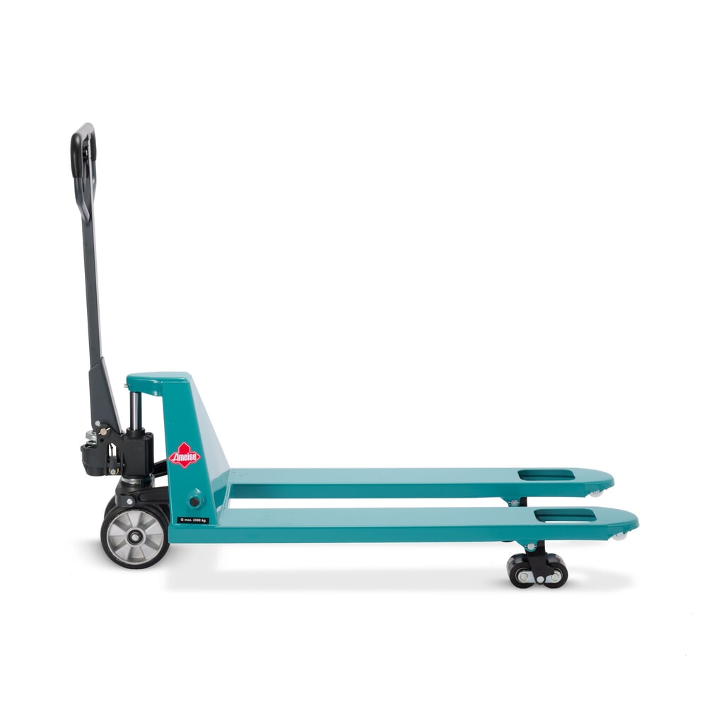 N° de l'image du produit 10 : Transpalette manuel Ameise® PTM 2.5 avec levée rapide, capacité de charge 2 500 kg, longueur des fourches 1 150 mm, caoutchouc plein / polyuréthane, galets tandem (CH)