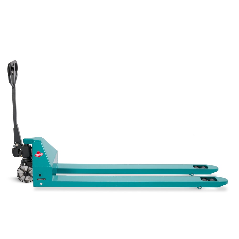 N° de l'image du produit 7 : Transpalette manuel Ameise® PTM 3.5, capacité de charge 3 500 kg, longueur de fourche 1 800 mm, polyuréthane, galets tandem