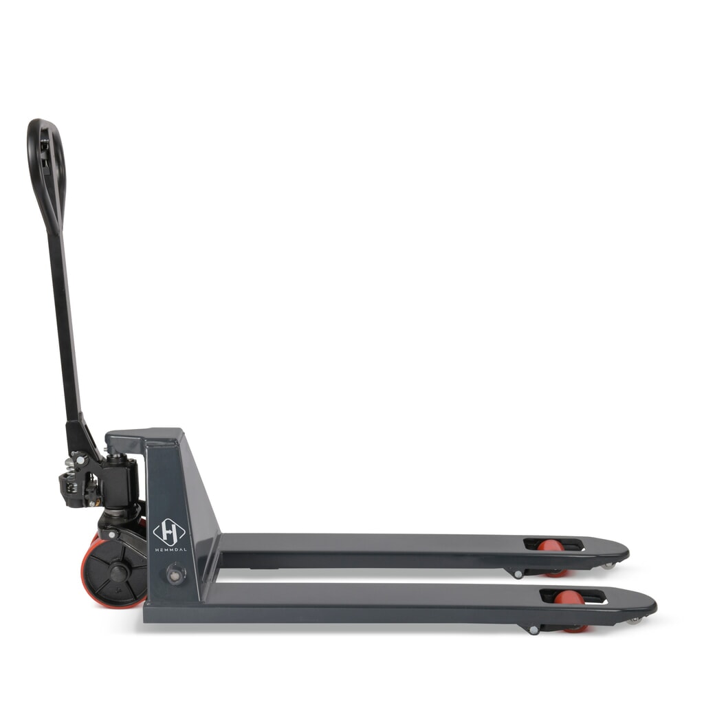 Transpalette manuel HEMMDAL PTM 2.5, capacité de charge 2 500 kg, longueur de fourche 1 150 mm, polyuréthane, galets simples N° de l'image du produit 5 : Transpalette manuel HEMMDAL PTM 2.5, capacité de charge 2 500 kg, longueur de fourche 1 150 mm, polyuréthane, galets simples