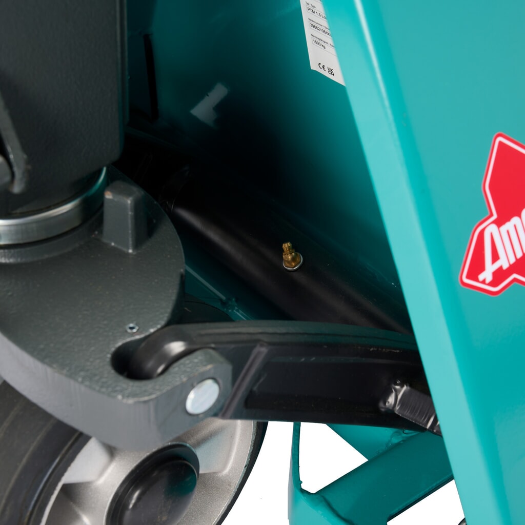 Transpalette manuel surbaissé Ameise® PTM 1.5 Low, capacité de charge 1 500 kg, longueur des fourches 1 150 mm, caoutchouc plein / polyuréthane N° de l'image du produit 8 : Transpalette manuel surbaissé Ameise® PTM 1.5 Low, capacité de charge 1 500 kg, longueur des fourches 1 150 mm, caoutchouc plein / polyuréthane