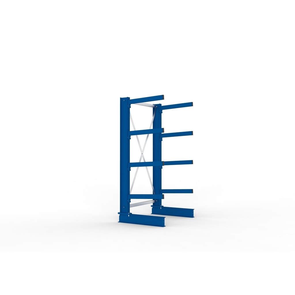 Rayonnage cantilever META, module de base, unilatéral, capacité de charge par bras 250 kg, H x l x P 2 000 x 1 103 x 830 mm N° de l'image du produit 2 : Rayonnage cantilever META, module de base, unilatéral, capacité de charge par bras 250 kg, H x l x P 2 000 x 1 103 x 830 mm