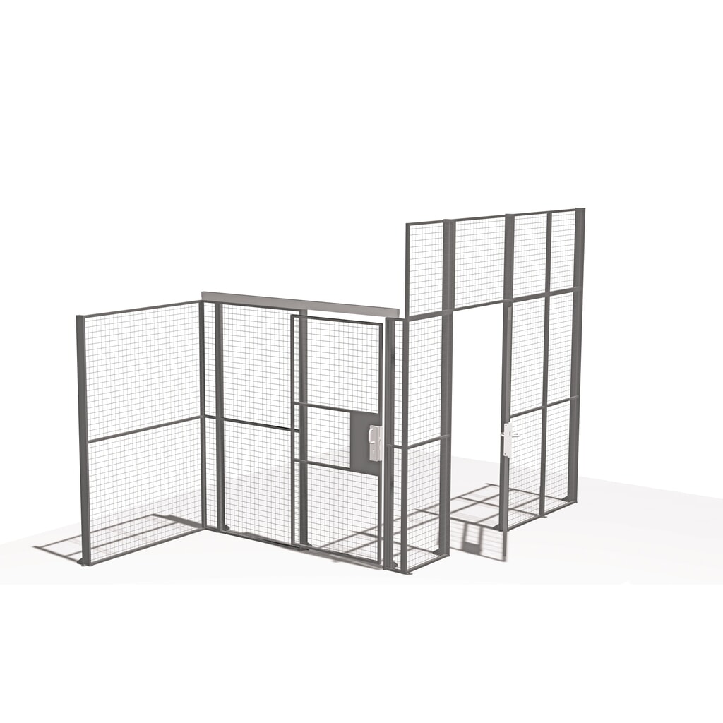 Élément de cloison TROAX® Profi, Hxl 2 200 x 200 mm Illustration du produit: Élément de cloison TROAX® Profi, Hxl 2 200 x 200 mm