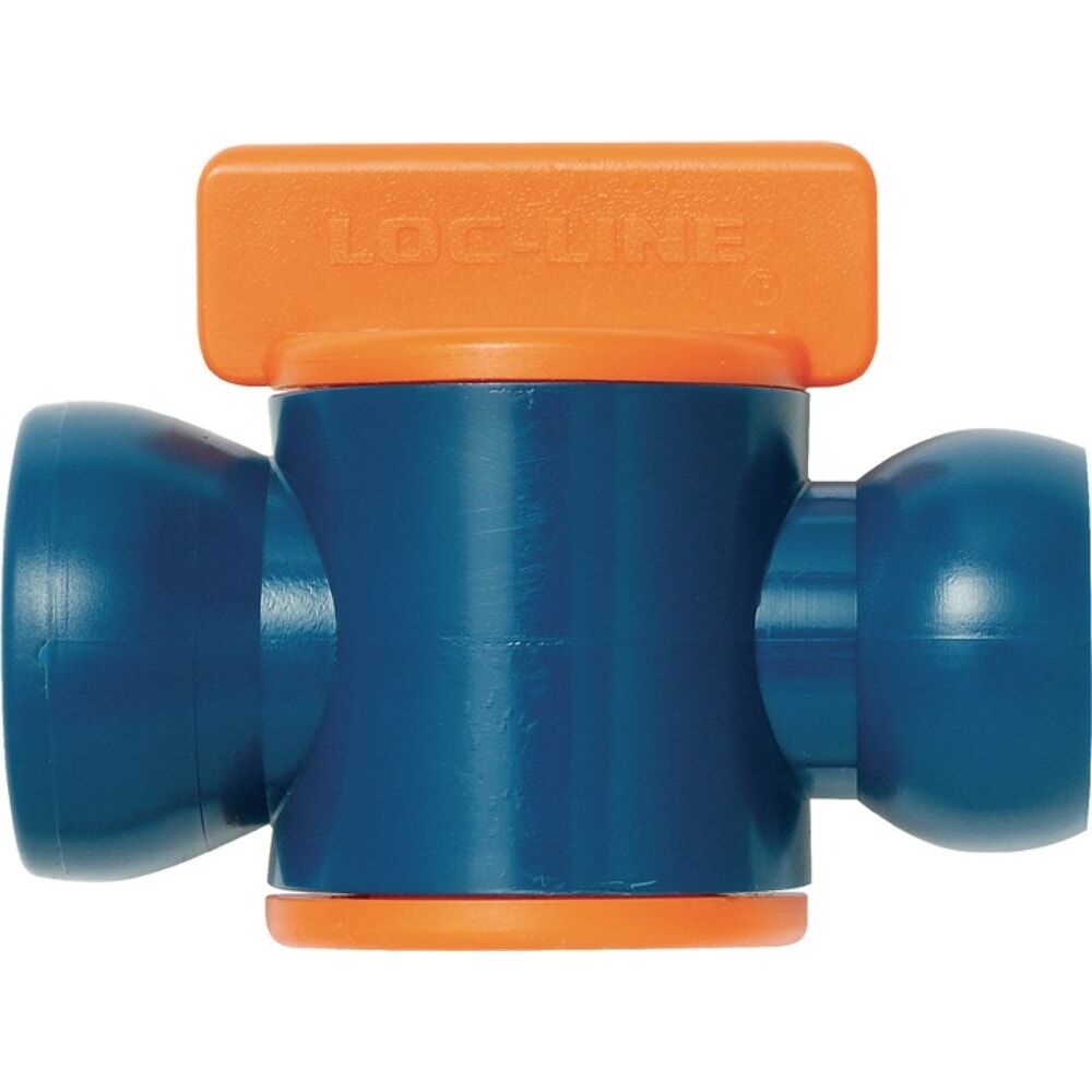 Illustration du produit: Vanne d'arrêt LOC-LINE taille 1/2” avec raccord à joint, paquet de 2.