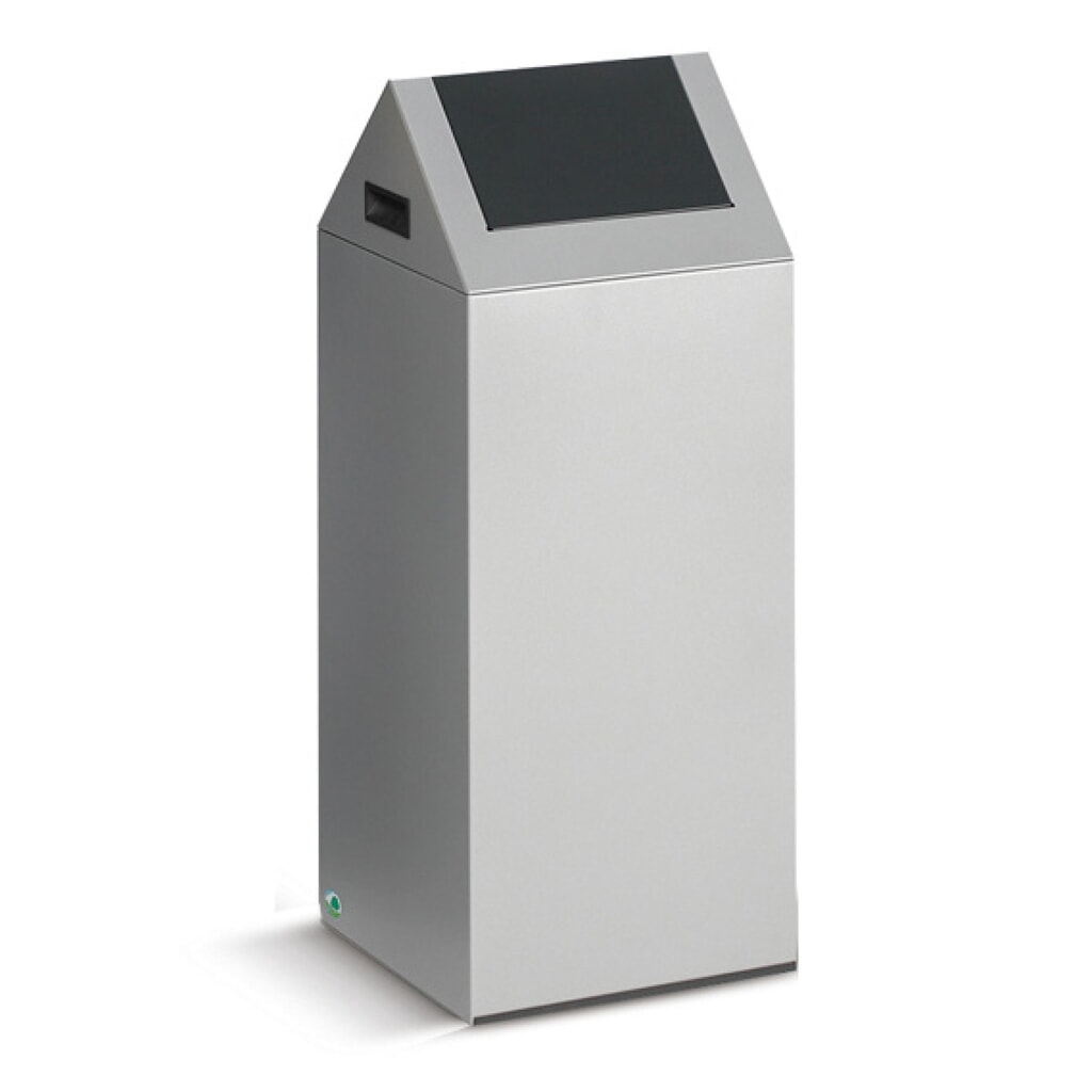 VAR® Collecteur de déchets, 60 litres, autoextinguible, corps gris clair, couvercle anthracite Illustration du produit: VAR® Collecteur de déchets, 60 litres, autoextinguible, corps gris clair, couvercle anthracite