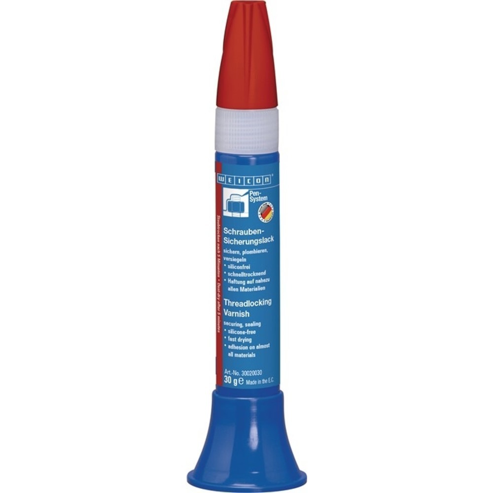Illustration du produit: Vernis de sécurité pour vis WEICON jaune 30g Pen-System
