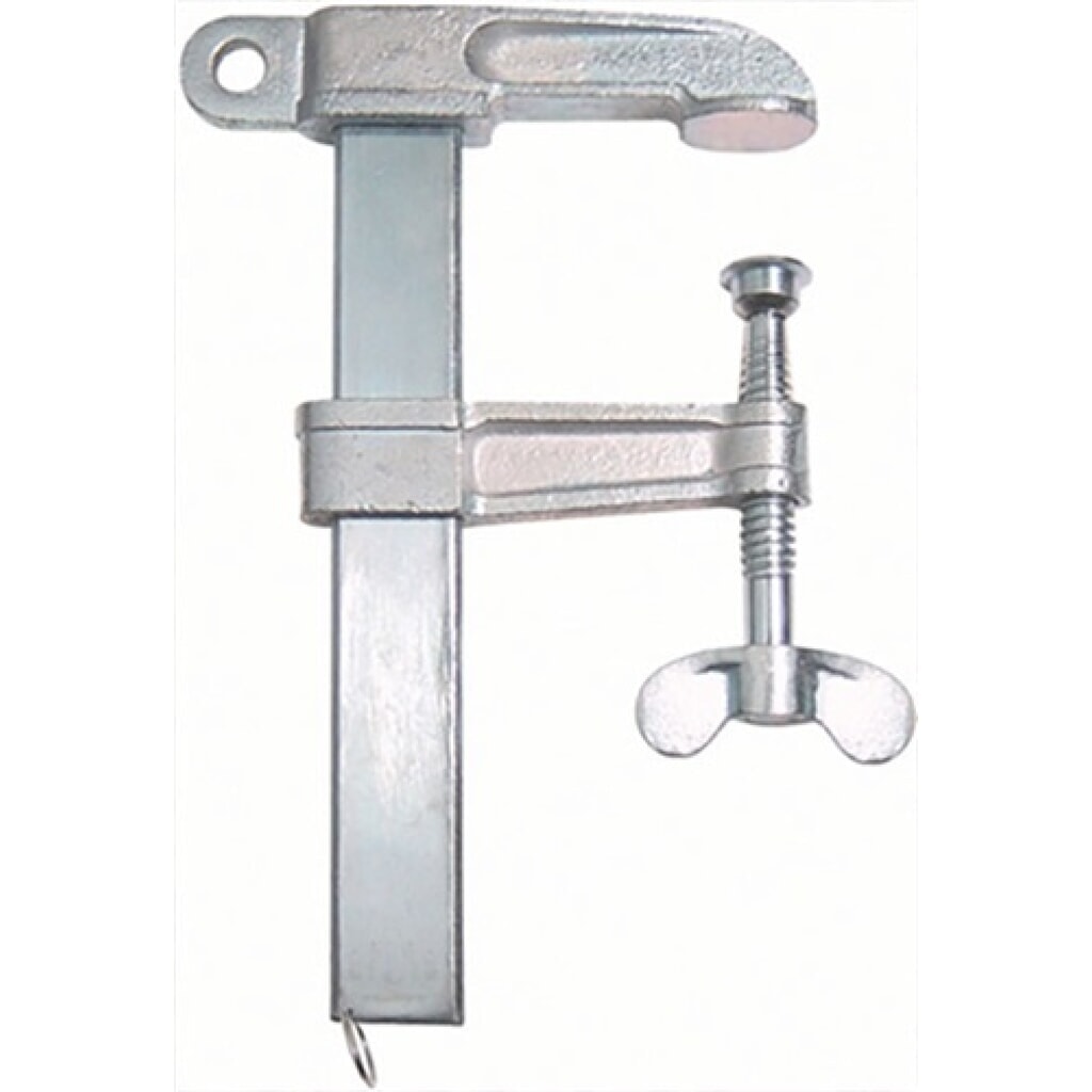 Serre-joints de soudage 400 A 160 mm avec écrou papillon SCHMICO Illustration du produit: Serre-joints de soudage 400 A 160 mm avec écrou papillon SCHMICO