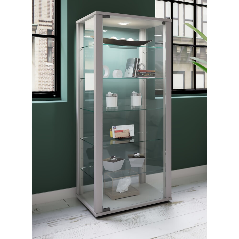 N° de l'image du produit 3 : Vitrine à poser VCM Kavisa L, argent