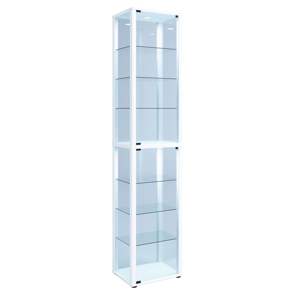 Illustration du produit: Vitrine à poser VCM Kavisa XL, blanche