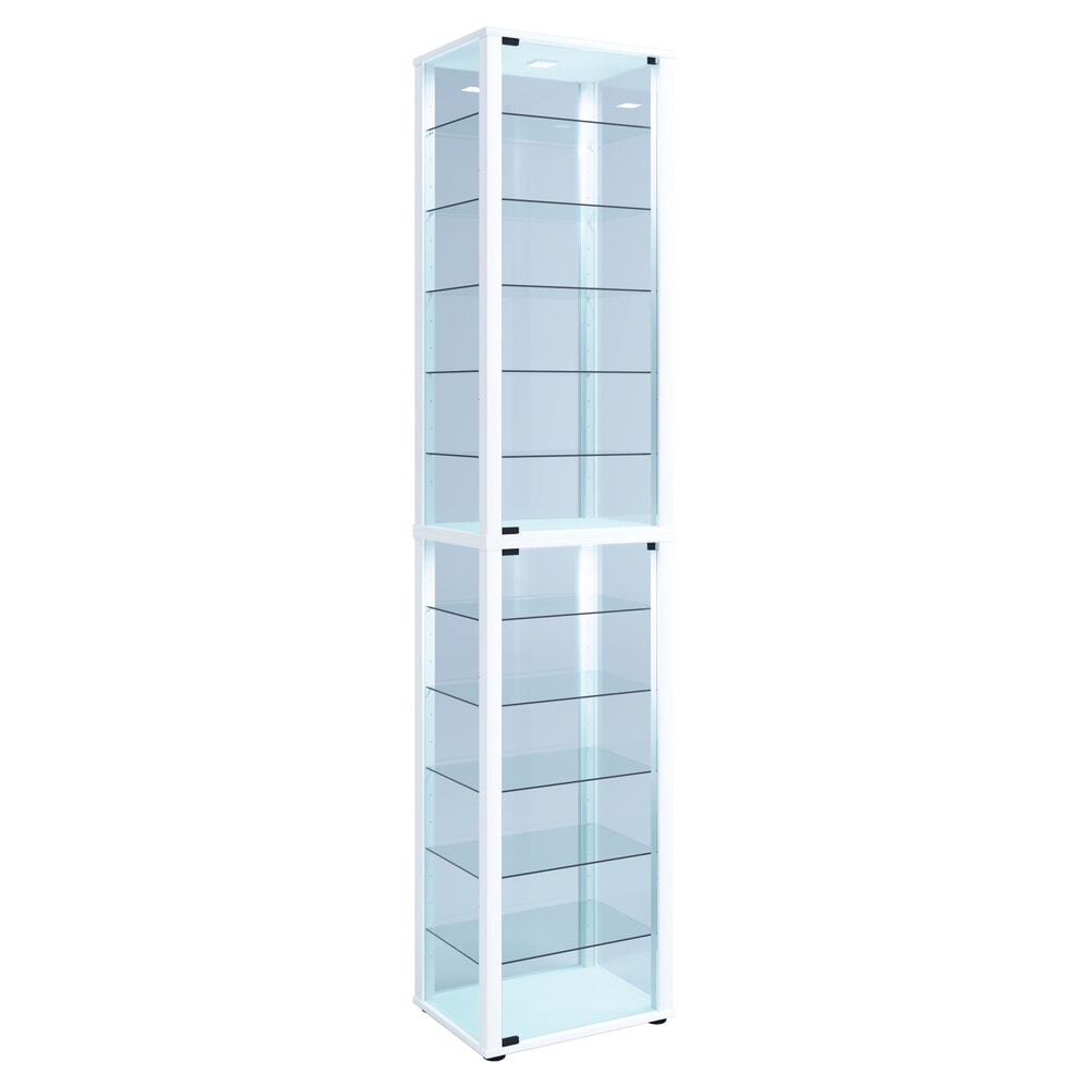 Illustration du produit: Vitrine à poser VCM Kavisa XXL, blanche