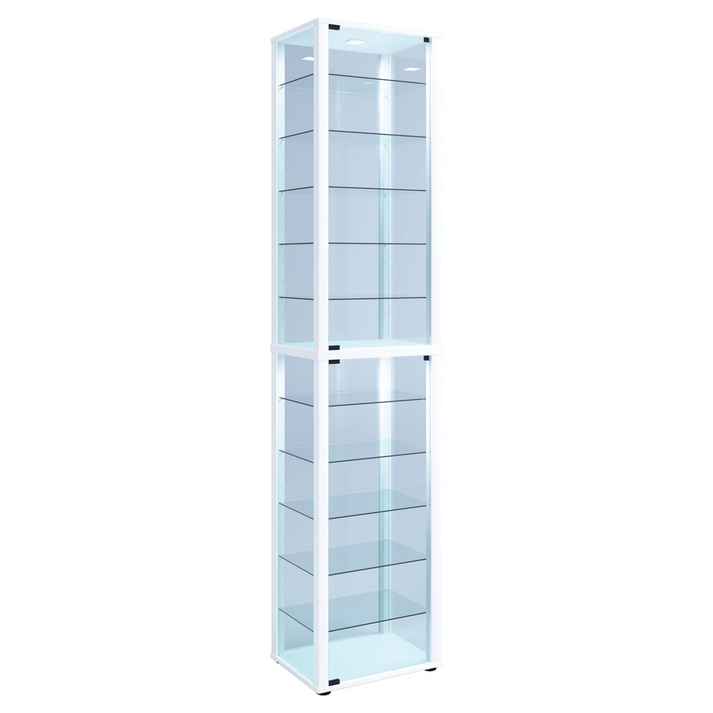 Illustration du produit: Vitrine à poser VCM Kavisa XXL, blanche