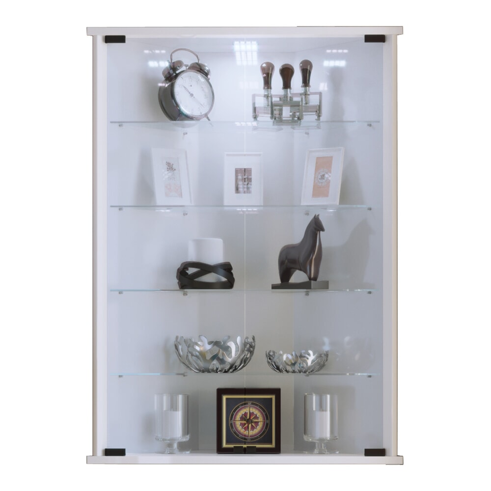 Illustration du produit: Vitrine d’angle VCM Vecko, blanche