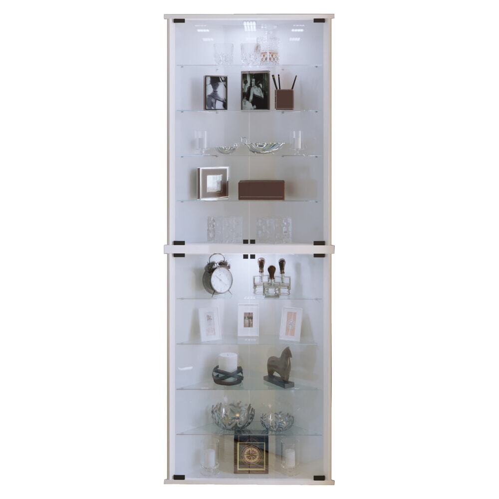Illustration du produit: Vitrine d’angle VCM Vecko Maxi, blanche